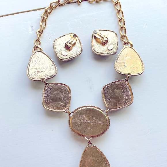 Rare Vintage 1993 Caprianti Jeweltone Kenneth Jay Lane for Avon Parure - Picture 10 of 14